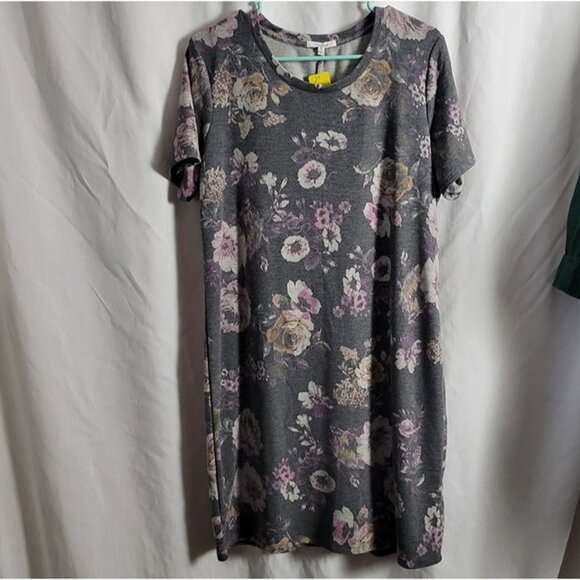 Maurice's Shirt Dress Floral Large Stretchy casual classic boho flowy - Picture 1 of 8